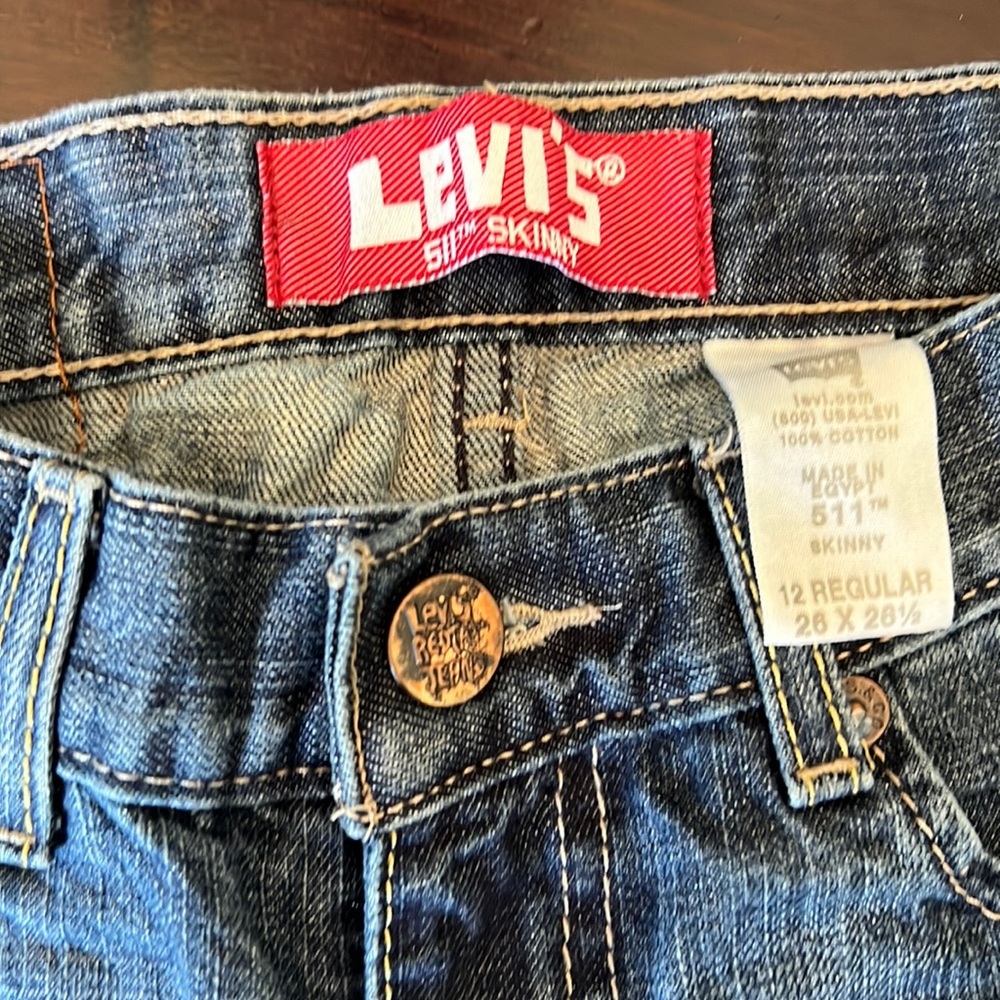 Levi’s 511 skinny boys 12